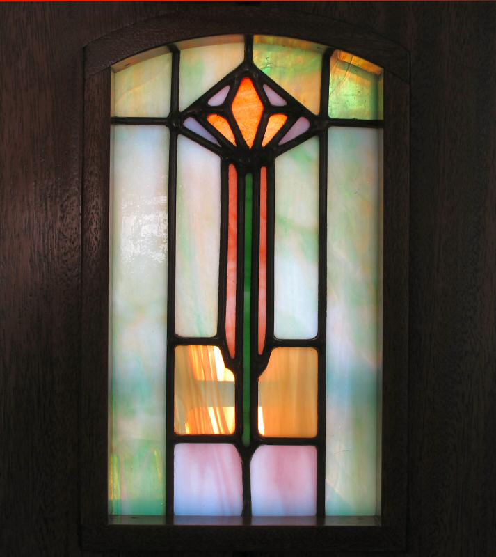 Arts and Crafts stained glass