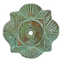 3.25" bronze clover rosette