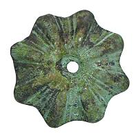 2.75" bronze floral rosette