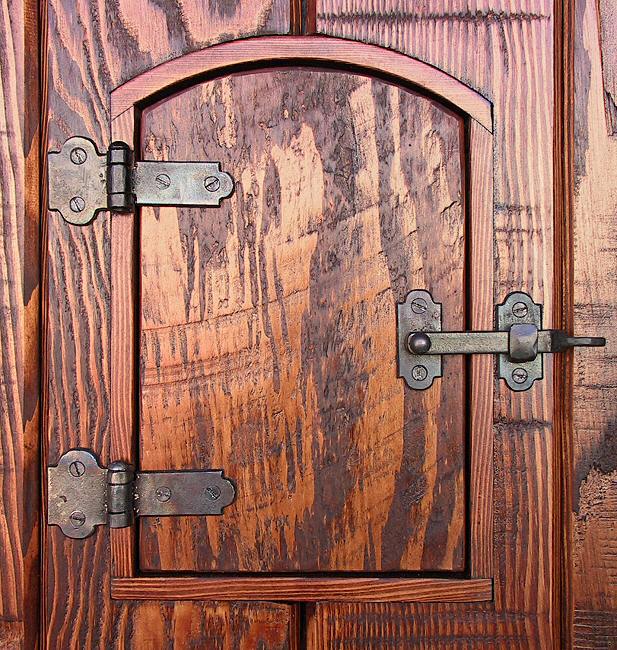 wrought iron speakeasy hardware