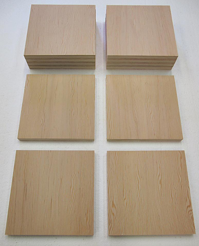 Fir veneer plywood panels