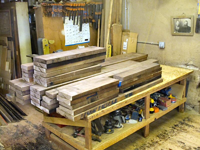 Rough cut walnut