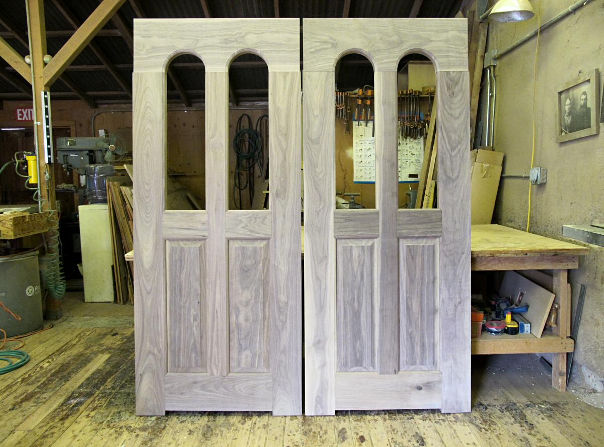 Entry door center sections