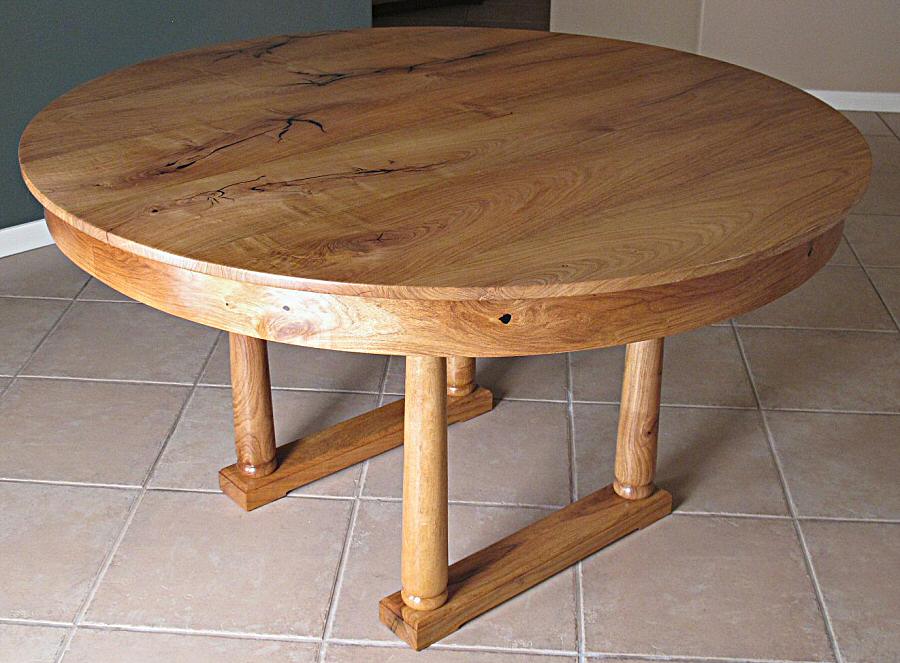 54" round mesquite table